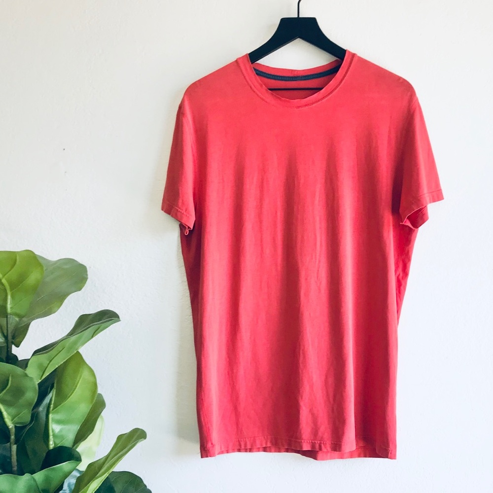 Lululemon | Red Short Sleeve Cotton Tee